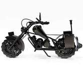 Extra Large Welded Metal Motorbike Statue – Industrial Steampunk Art